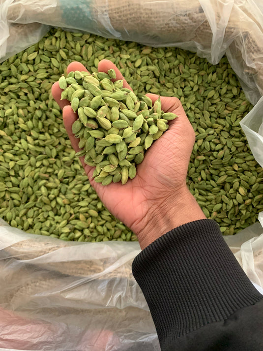 Fresh Tellicherry black pepper and Kerala spices, single-origin from Western Ghats, Nilgiri Marten South India collection