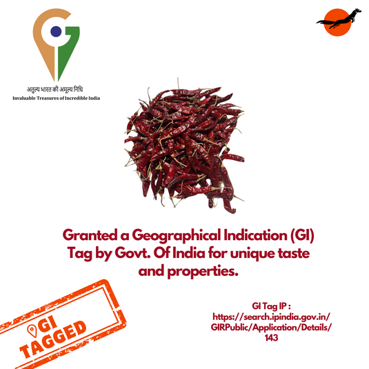 Guntur Sannam S4 Dry Red Chilli (GI - Tagged)