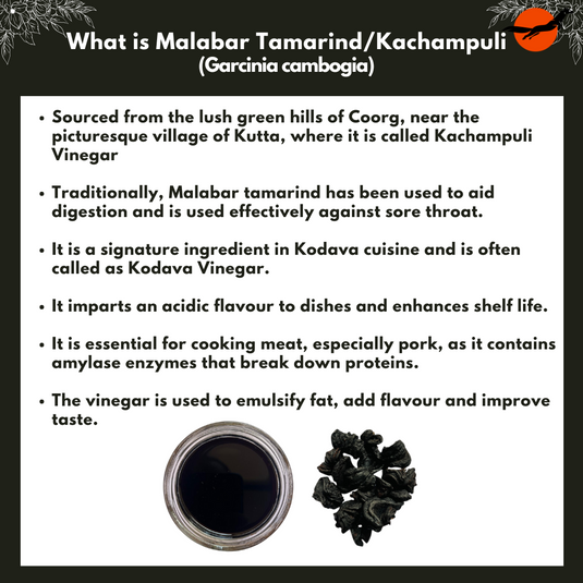 Malabar Tamarind Vinegar / Kachampuli / Kudampuli / Fish Tamarind