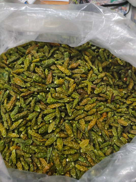 Kanthari Birds Eye Chilli Green Dried